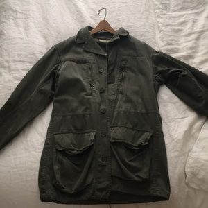 Urban outfitters army green coat